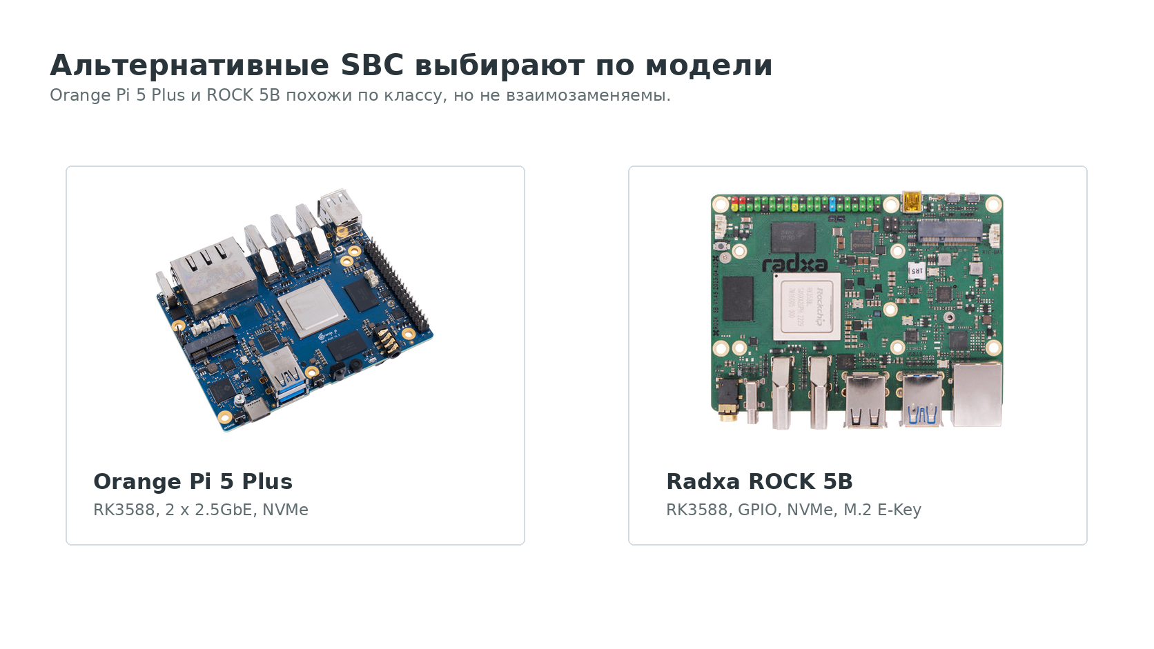 Orange Pi 5 Plus и Radxa ROCK 5B: реальные платы для сравнения